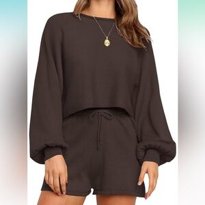 Matching Brown sweater set